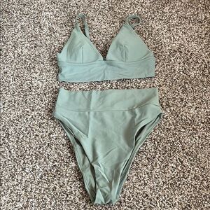 Aerie olive green Bikini